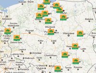Le�ne Runo na mapie Polski
